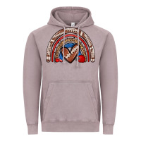 Vintage Zinc football rainbow Vintage Hoodie - Zillion Design Studio