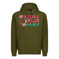 Army Green little miss preschool Premium Hoodie - BundleAndBundleShop