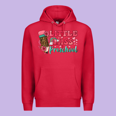 Little Miss Preschool Premium Hoodie Designed By Bundleandbundleshop