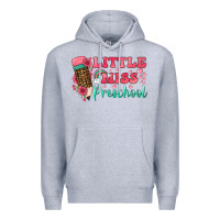 Heather Grey little miss preschool Premium Hoodie - BundleAndBundleShop
