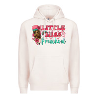 Pale Pink little miss preschool Premium Hoodie - BundleAndBundleShop