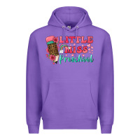 Purple little miss preschool Premium Hoodie - BundleAndBundleShop