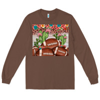 Chestnut football leopard cactus Long Sleeve Tee - JahusDesignShop