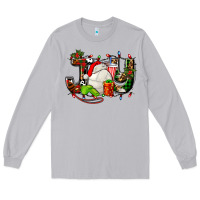 Moon Dust joy with volleyball and santa's hat Long Sleeve Tee - AdoDesignShop