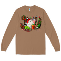Toasted Coconut joy with volleyball and santa's hat Long Sleeve Tee - AdoDesignShop