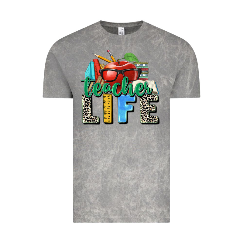 Teacher Life Vintage Tee by Zillion Design Studio | Teevron