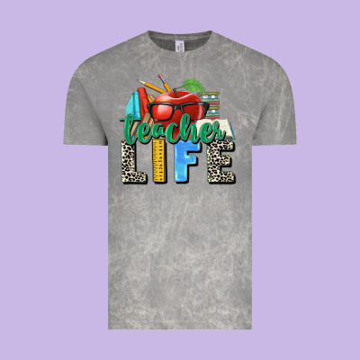 Teacher Life Vintage Tee Designed By Zillion Design Studio