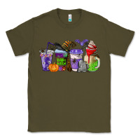 Army Green halloween coffee cups Classic Tee - AdoDesignShop