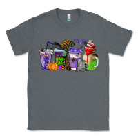 Charcoal Heather halloween coffee cups Classic Tee - AdoDesignShop
