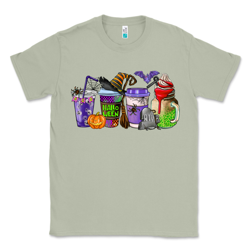 Halloween Coffee Cups Classic Tee by AdoDesignShop | Teevron