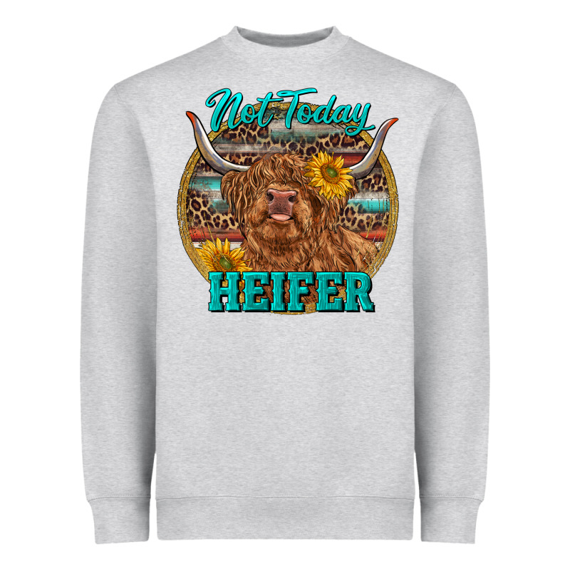 Highland Heifer Western Heavyweight Sweatshirt by RanaPortraitStore | Teevron