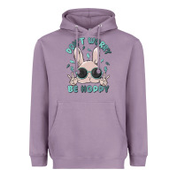 Lavender don't worry be hoppy Heavyweight Hoodie - MaliasSmallBusiness