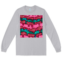 Moon Dust valentines day leopard and turquoise gemstone seamless pattern Long Sleeve Tee - BundleAndBundleShop