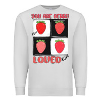 Dove Grey you are berry loved Premium Sweatshirt - MaliasSmallBusiness