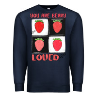 Navy you are berry loved Premium Sweatshirt - MaliasSmallBusiness