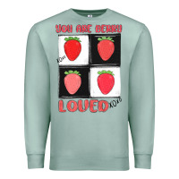 Seafoam you are berry loved Premium Sweatshirt - MaliasSmallBusiness