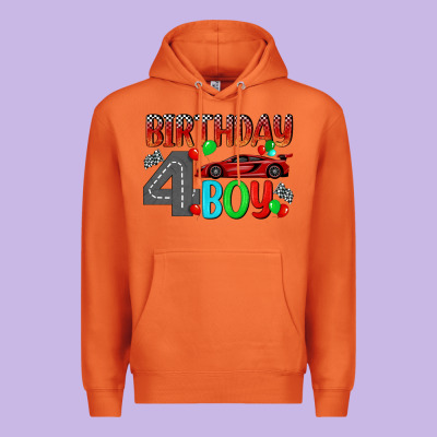 Birthday Boy 4 Premium Hoodie Designed By Bundleandbundleshop