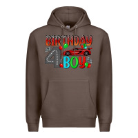 Coffee birthday boy 4 Premium Hoodie - BundleAndBundleShop