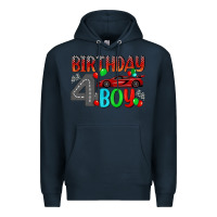 Navy birthday boy 4 Premium Hoodie - BundleAndBundleShop