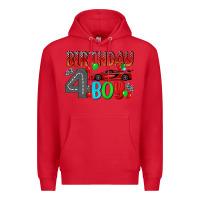Red birthday boy 4 Premium Hoodie - BundleAndBundleShop