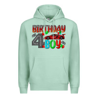 Seafoam birthday boy 4 Premium Hoodie - BundleAndBundleShop