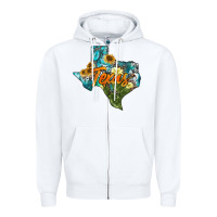 White western texas map Zipper Hoodie - AdoDesignShop
