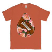 Copper american football and western roses teardrop Classic Tee - BundleAndBundleShop