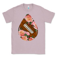 Lilac american football and western roses teardrop Classic Tee - BundleAndBundleShop