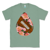Sage american football and western roses teardrop Classic Tee - BundleAndBundleShop