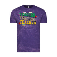 Cloud Purple teacher teacher teacher Vintage Tee - Zillion Design Studio