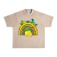French Oak lemon  rainbow Urban Heavy Tee - BarkalooDesign