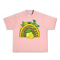 Salmon lemon  rainbow Urban Heavy Tee - BarkalooDesign