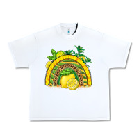 White lemon  rainbow Urban Heavy Tee - BarkalooDesign