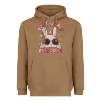 Toasted Coconut don't worry be hoppy Heavyweight Hoodie - MaliasSmallBusiness