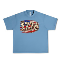 Pebble Blue 4th of July 1776 Urban Heavy Tee - Neo Western