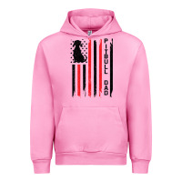 Fuchsia Pink Pitbull Dad Urban Hoodie - Bettercallsaul