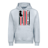 Heather Grey Pitbull Dad Urban Hoodie - Bettercallsaul