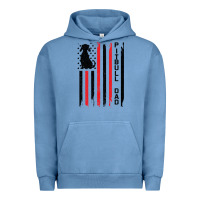 Pigment Pebble Blue Pitbull Dad Urban Hoodie - Bettercallsaul