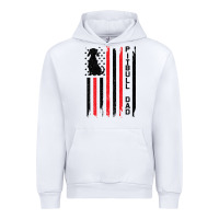 White Pitbull Dad Urban Hoodie - Bettercallsaul