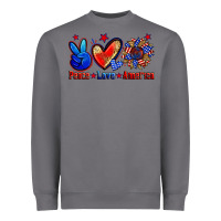 Storm peace love america Heavyweight Sweatshirt - Zillion Design Studio