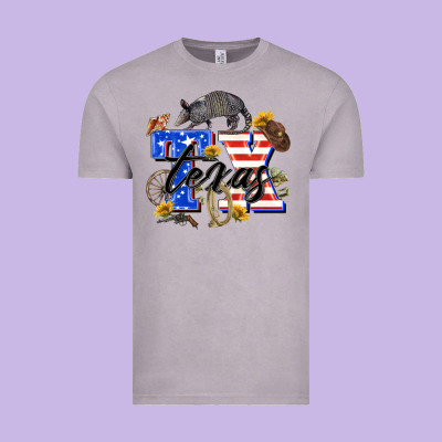 Texas Tx Vintage Tee Designed By Zillion Design Studio
