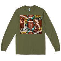 Army Green football leopard gemstone sunflower tumbler3 Long Sleeve Tee - JahusDesignShop