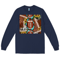 Navy football leopard gemstone sunflower tumbler3 Long Sleeve Tee - JahusDesignShop
