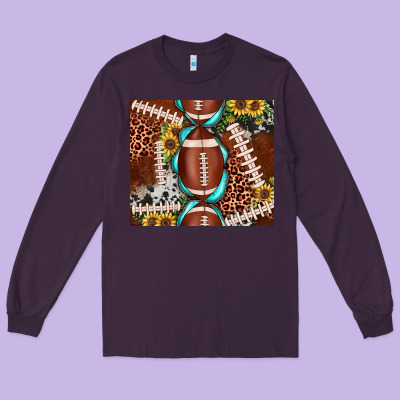 Football Leopard Gemstone Sunflower Tumbler3 Long Sleeve Tee Designed By Jahusdesignshop