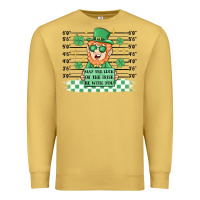 Antique Gold may the luck of the irish be with you Premium Sweatshirt - MaliasSmallBusiness