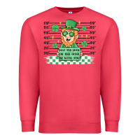 Cardinal may the luck of the irish be with you Premium Sweatshirt - MaliasSmallBusiness