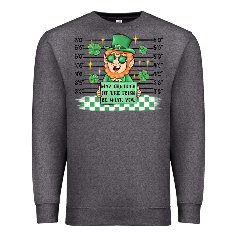 May The Luck Of The Irish Be With You Premium Sweatshirt by MaliasSmallBusiness | Teevron
