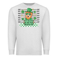 Oatmeal Heather may the luck of the irish be with you Premium Sweatshirt - MaliasSmallBusiness
