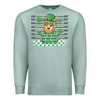 Seafoam may the luck of the irish be with you Premium Sweatshirt - MaliasSmallBusiness