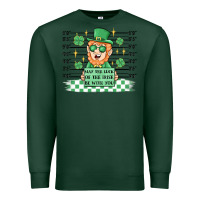 Sports Green may the luck of the irish be with you Premium Sweatshirt - MaliasSmallBusiness